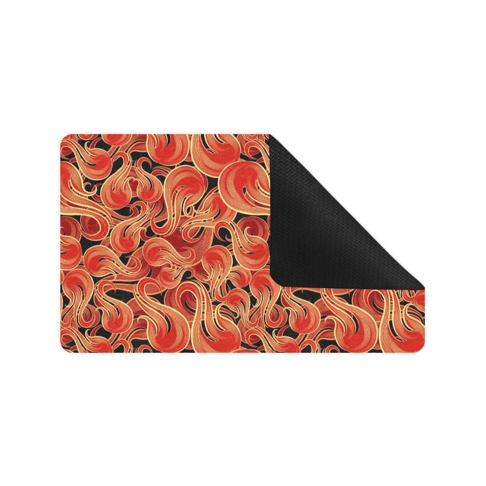 Fire flame pattern Doormat