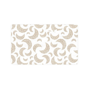 Cool gold moon abstract pattern Doormat