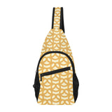 Pretzels Pattern Print Design 01 All Over Print Chest Bag