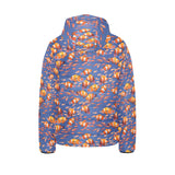 Clown Fish Pattern Print Design 04 Kids' Boys' Girls' Padded Hooded Jacket