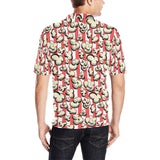 Popcorn Pattern Print Design 05 Men's All Over Print Polo Shirt