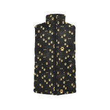 Dog Paws Pattern Print Design 05 Men's Padded Vest