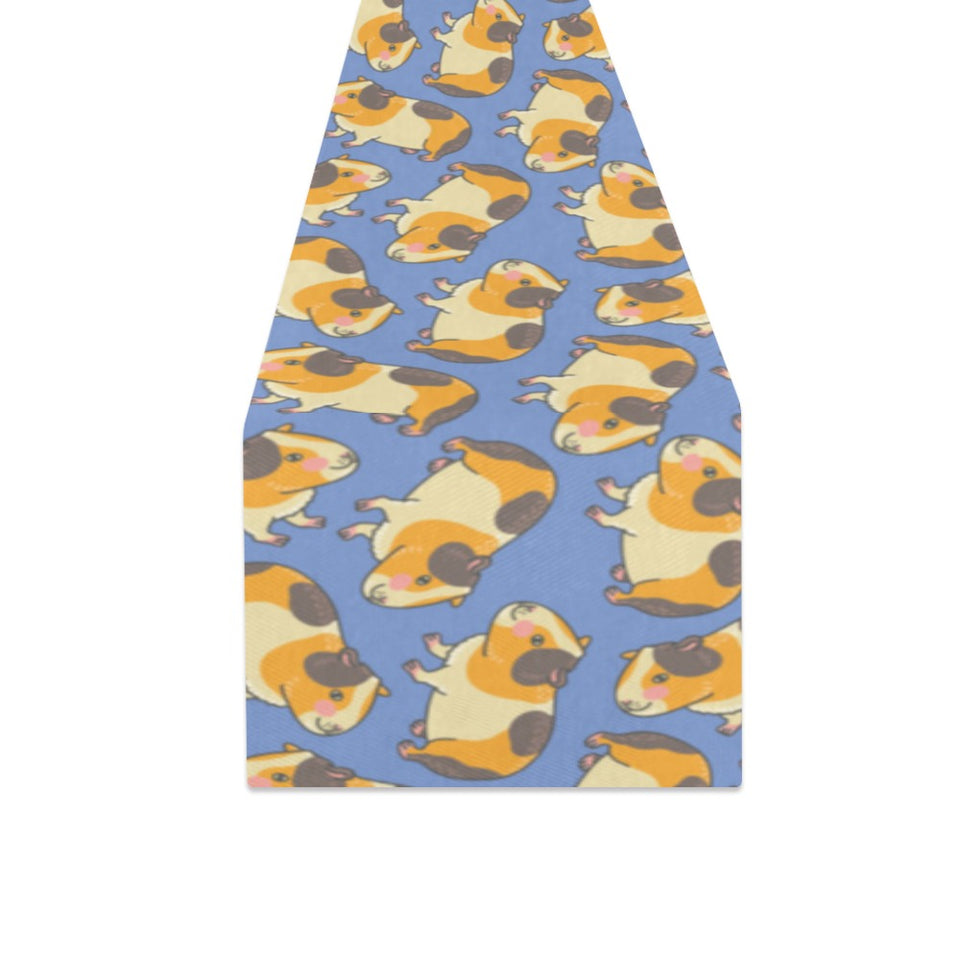 Guinea Pig Pattern Print Design 02 Table Runner