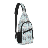 Lovely Sea Otter Pattern All Over Print Chest Bag