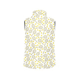 Tennis Pattern Print Design 02 Women's Padded Vest
