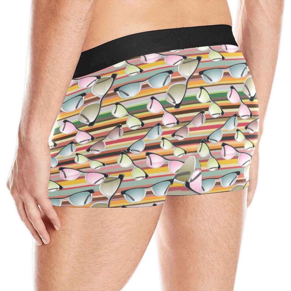 Sun Glasses Pattern Print Design 02 Men's All Over Print Boxer Briefs Men's Underwear