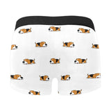 Cute beagle dog sleeping pattern Men's All Over Print Boxer Briefs Men's Underwear