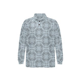 Traditional indian element pattern Men's Long Sleeve Polo Shirt