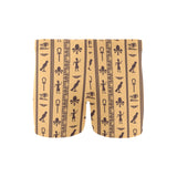 Egypt Hieroglyphics Pattern Print Design 02 Men's Swimming Trunks