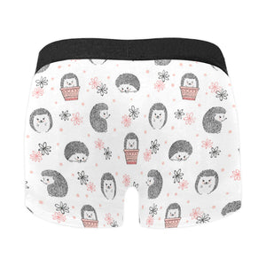 Hedgehog Pattern Print Design 02 Men's All Over Print Boxer Briefs Men's Underwear