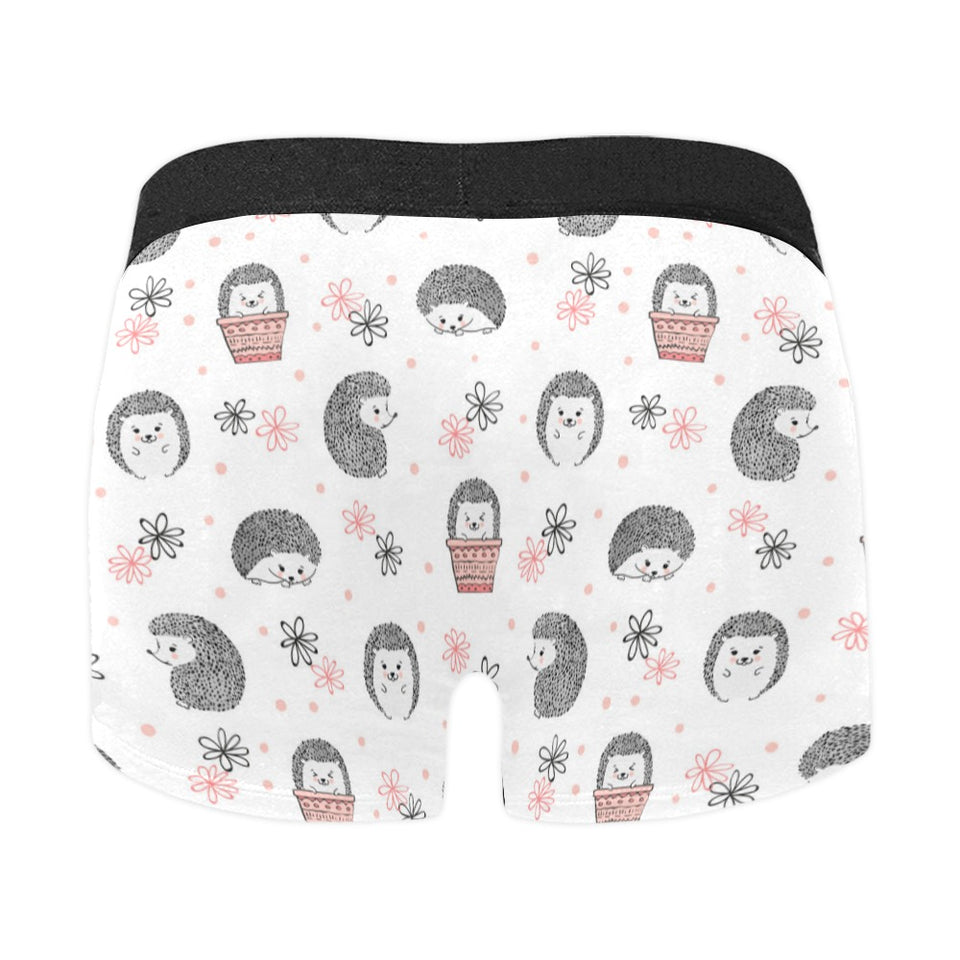 Hedgehog Pattern Print Design 02 Men's All Over Print Boxer Briefs Men's Underwear