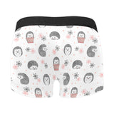 Hedgehog Pattern Print Design 02 Men's All Over Print Boxer Briefs Men's Underwear