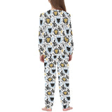 Lion Pattern Print Design 05 Kids' Boys' Girls' All Over Print Pajama Set