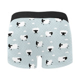 Sheep polka dot cloud pattern Men's All Over Print Boxer Briefs Men's Underwear