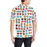 Sun Glasses Pattern Print Design 03 Men's All Over Print Polo Shirt