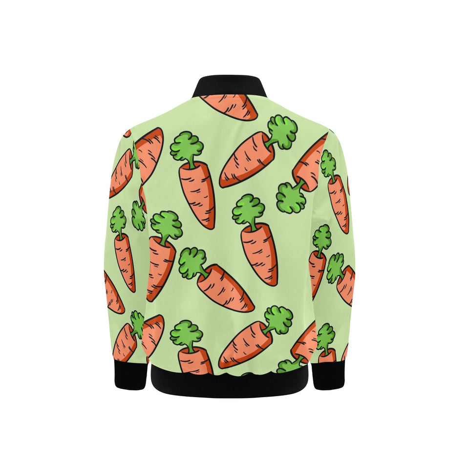 Carrot Pattern Print Design 05 Kids' Boys' Girls' Bomber Jacket