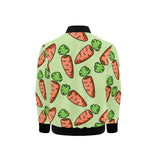 Carrot Pattern Print Design 05 Kids' Boys' Girls' Bomber Jacket