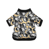 Billiard Ball Pattern Print Design 04 All Over Print Pet Dog Round Neck Fuzzy Shirt
