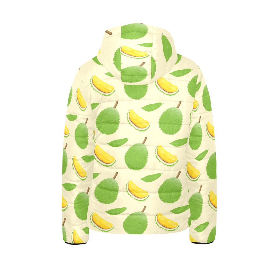 Durian pattern Kids' Boys' Girls' Padded Hooded Jacket