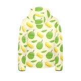 Durian pattern Kids' Boys' Girls' Padded Hooded Jacket