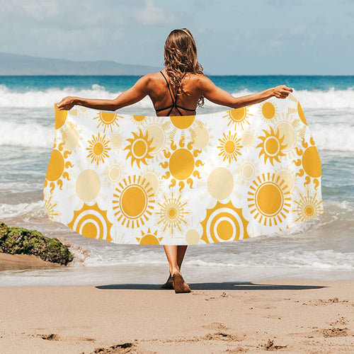 Sun design pattern Beach Towel