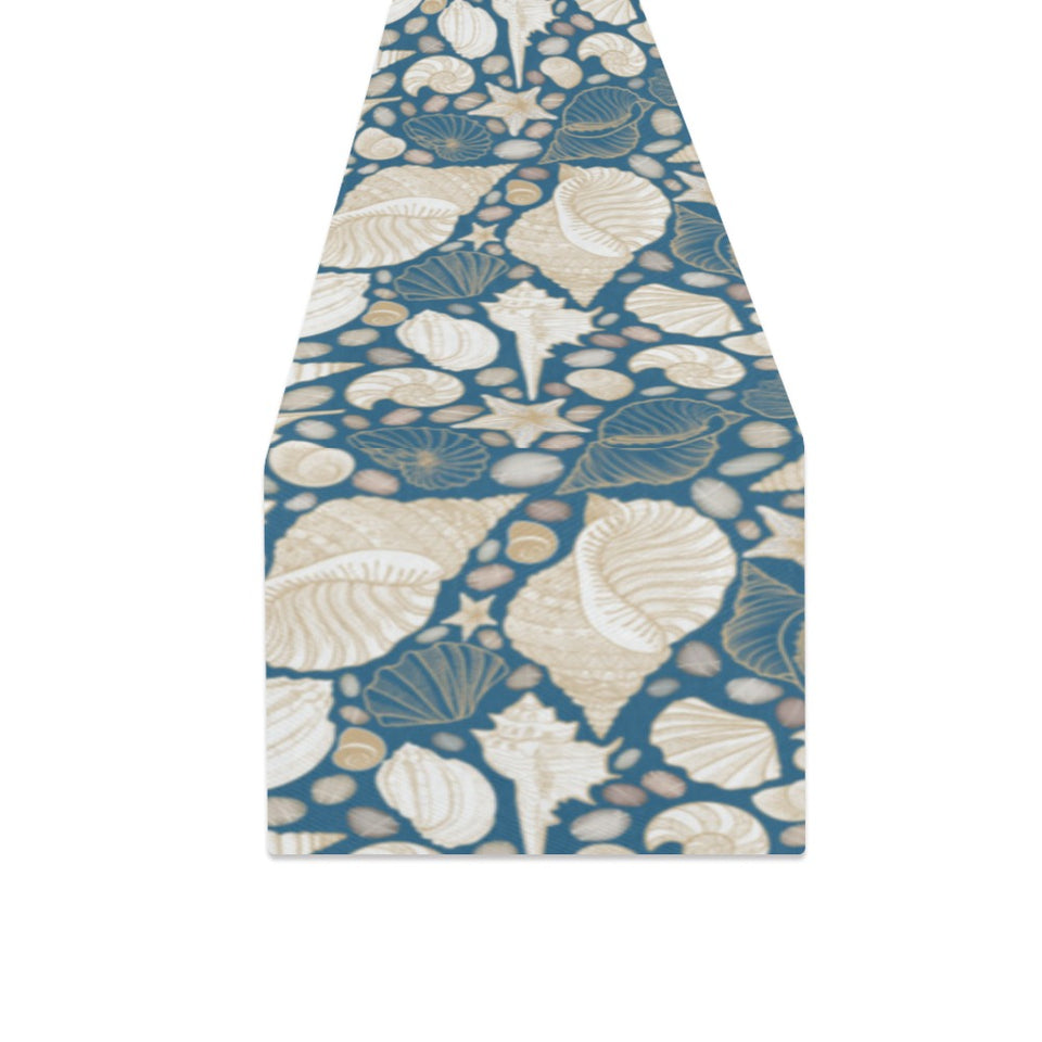 Sea turtle Polynesian Tribal design pattern Table Runner