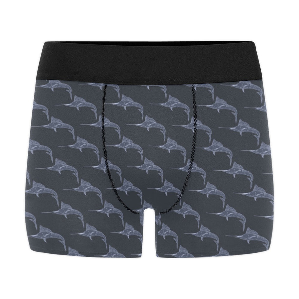 Swordfish Pattern Print Design 03 Men's All Over Print Boxer Briefs Men's Underwear
