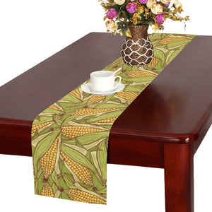 Corn Pattern Print Design 01 Table Runner
