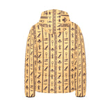Egypt Hieroglyphics Pattern Print Design 02 Kids' Boys' Girls' Padded Hooded Jacket