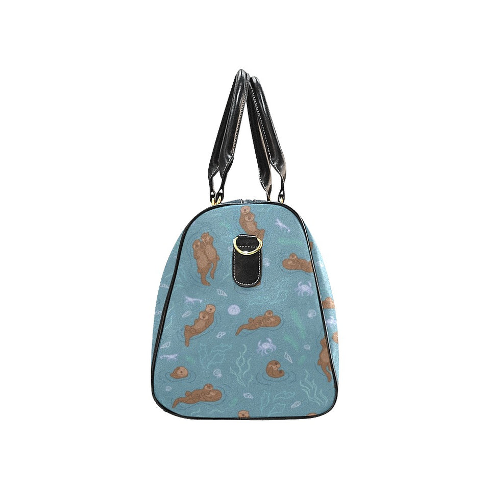 Sea otters pattern Travel Bag
