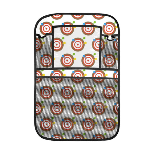 Darts Pattern Print Design 04 Car Seat Back Organizer