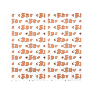 Clown Fish Pattern Print Design 05 Gauze Curtain
