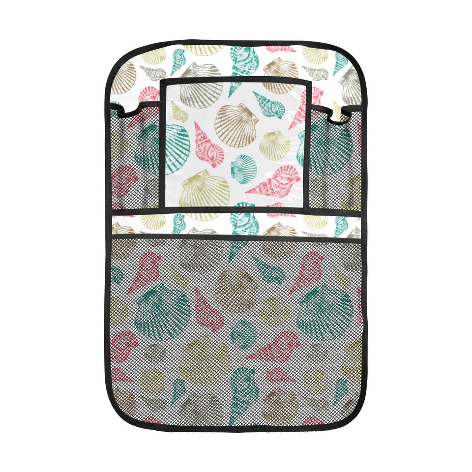 Colorful shell pattern Car Seat Back Organizer