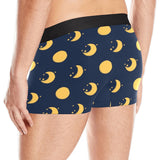 Moon star pattern Men's All Over Print Boxer Briefs Men's Underwear