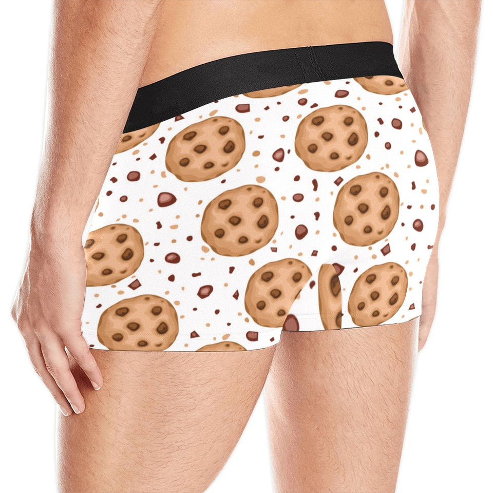 chocolate chip cookie pattern Men's All Over Print Boxer Briefs Men's Underwear