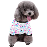 Darts Pattern Print Design 01 All Over Print Pet Dog Round Neck Fuzzy Shirt
