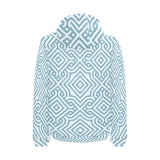 arabic pattern Men's Padded Hooded Jacket