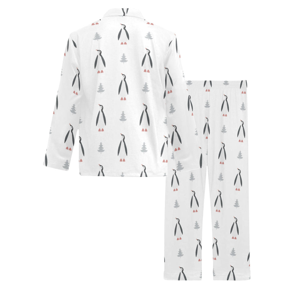 Penguin pattern Men's Long Pajama Set