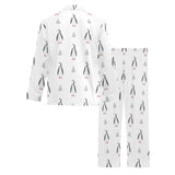 Penguin pattern Men's Long Pajama Set