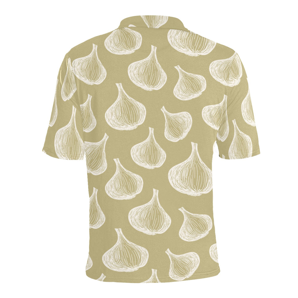 Garlic design pattern Men's All Over Print Polo Shirt