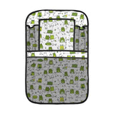 Sketch funny frog pattern Car Seat Back Organizer