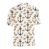 Clown Fish Pattern Print Design 02 Men's All Over Print Polo Shirt