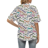 Sun Glasses Pattern Print Design 01 Women's All Over Print Hawaiian Shirt
