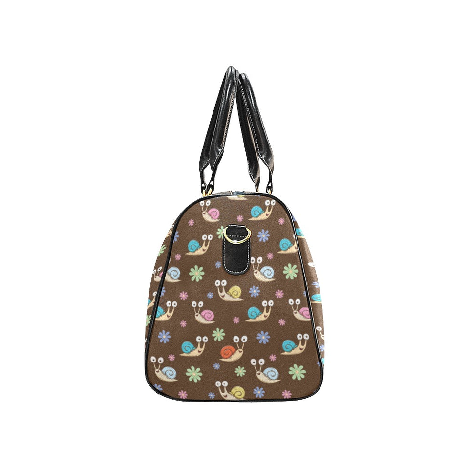 Snail Pattern Print Design 03 Travel Bag