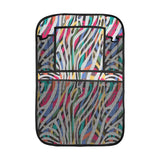 Colorful zebra skin pattern Car Seat Back Organizer