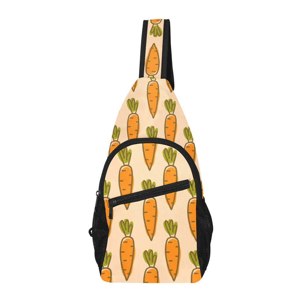 Carrot Pattern Print Design 04 All Over Print Chest Bag