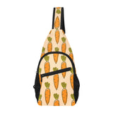 Carrot Pattern Print Design 04 All Over Print Chest Bag