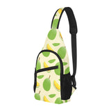 Durian pattern All Over Print Chest Bag