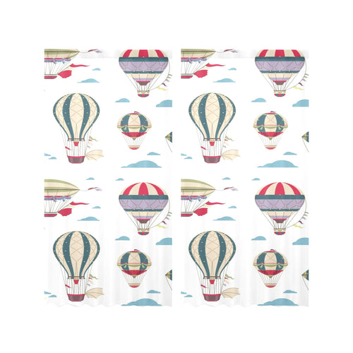 Hot air balloon pattern Gauze Curtain