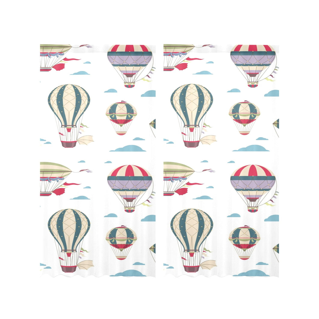 Hot air balloon pattern Gauze Curtain